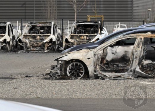 Arsonists Burn 12 Tesla's In Toulouse France After Call For Violence
